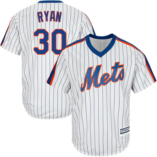 Mets #30 Nolan Ryan White(Blue Strip) Alternate Cool Base Stitched Youth MLB Jersey